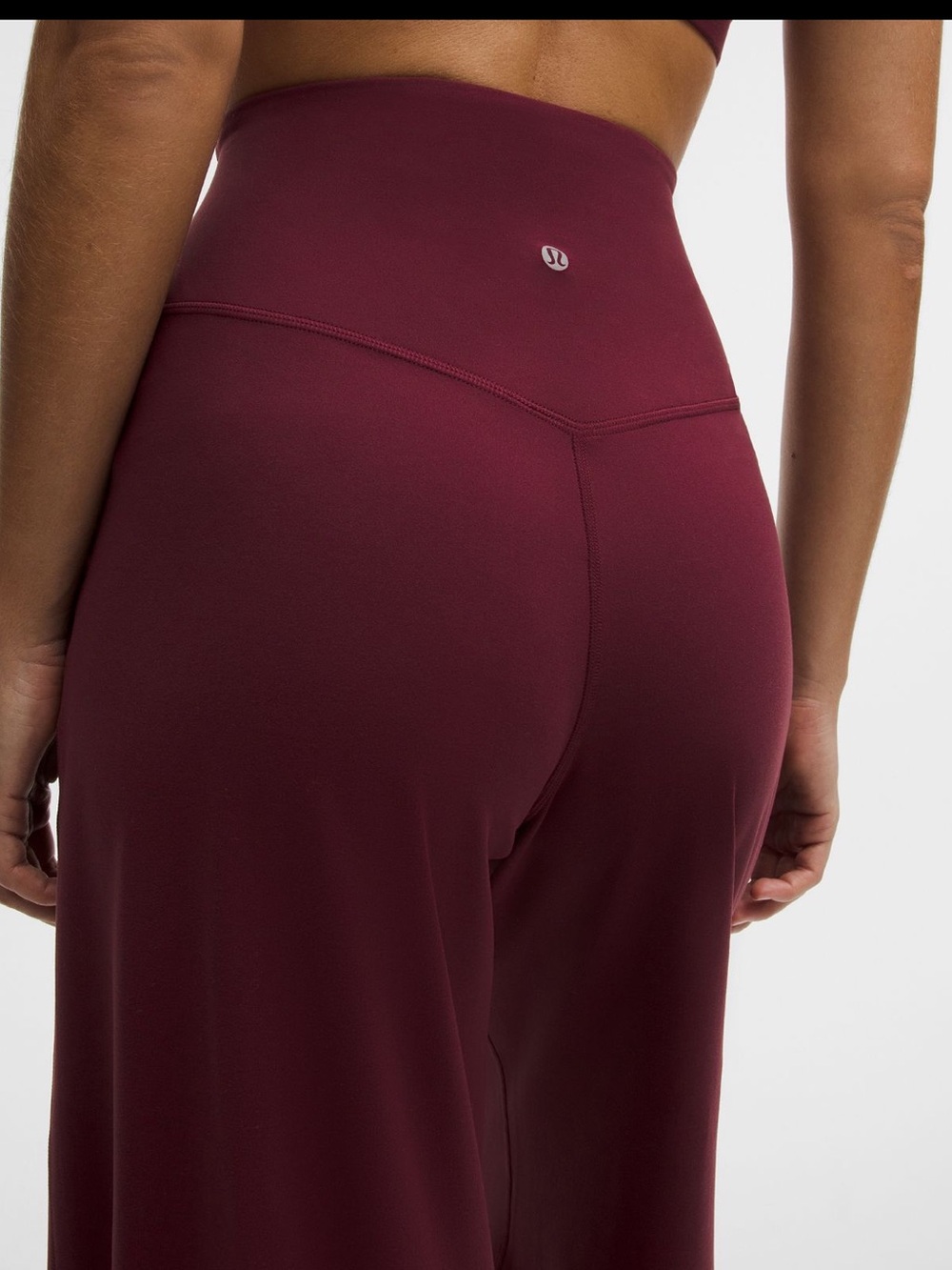 NWT Lululemon Align Palazzo Pant - Short Length, Size 4 - Burgundy Bay - Picture 7 of 16